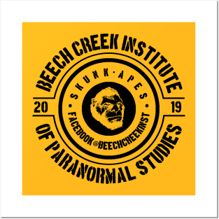 Beech Creek Institute Stencil Seal (Black Ink) Posters and Art